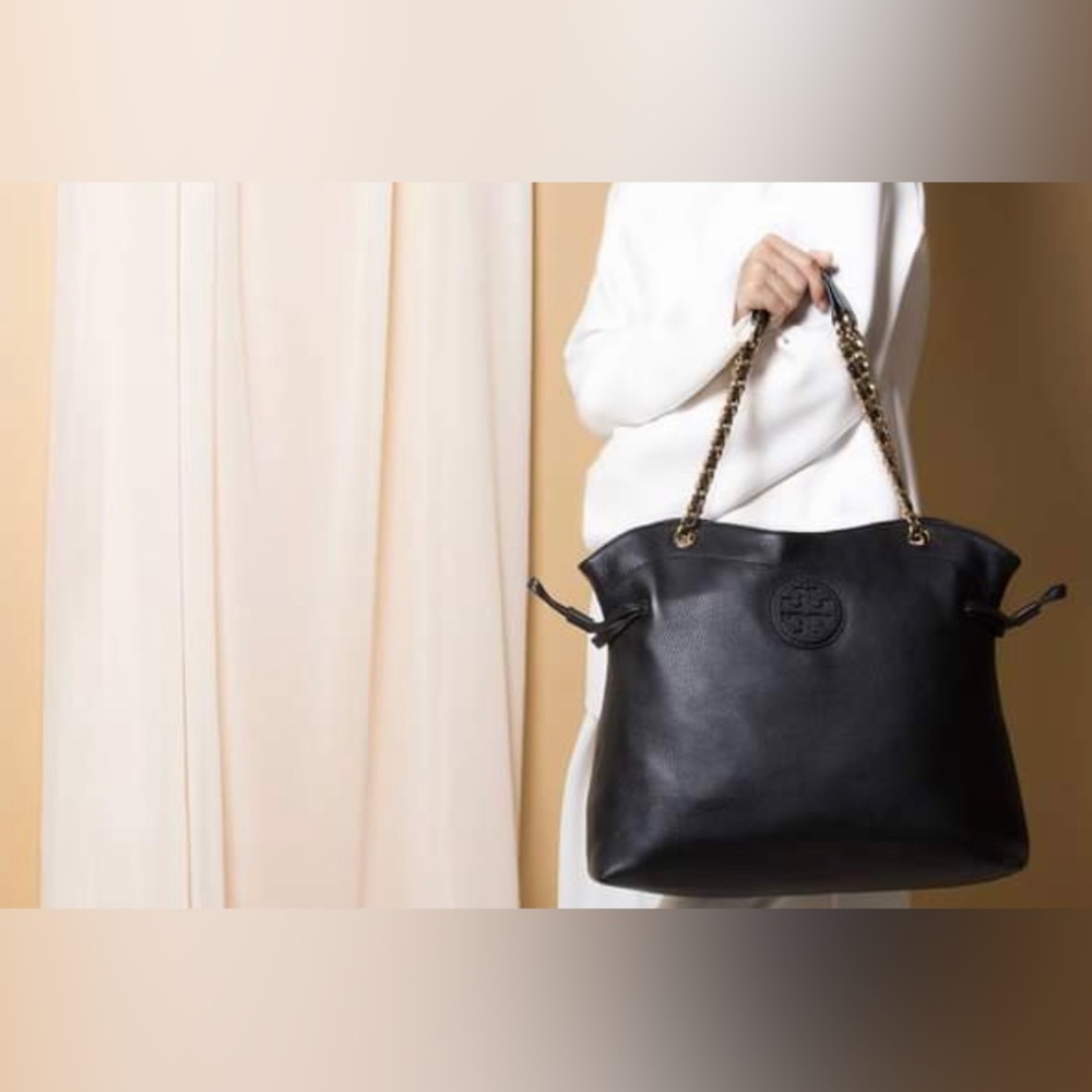 Tory Burch Thea slouchy chain tote shoulder bag